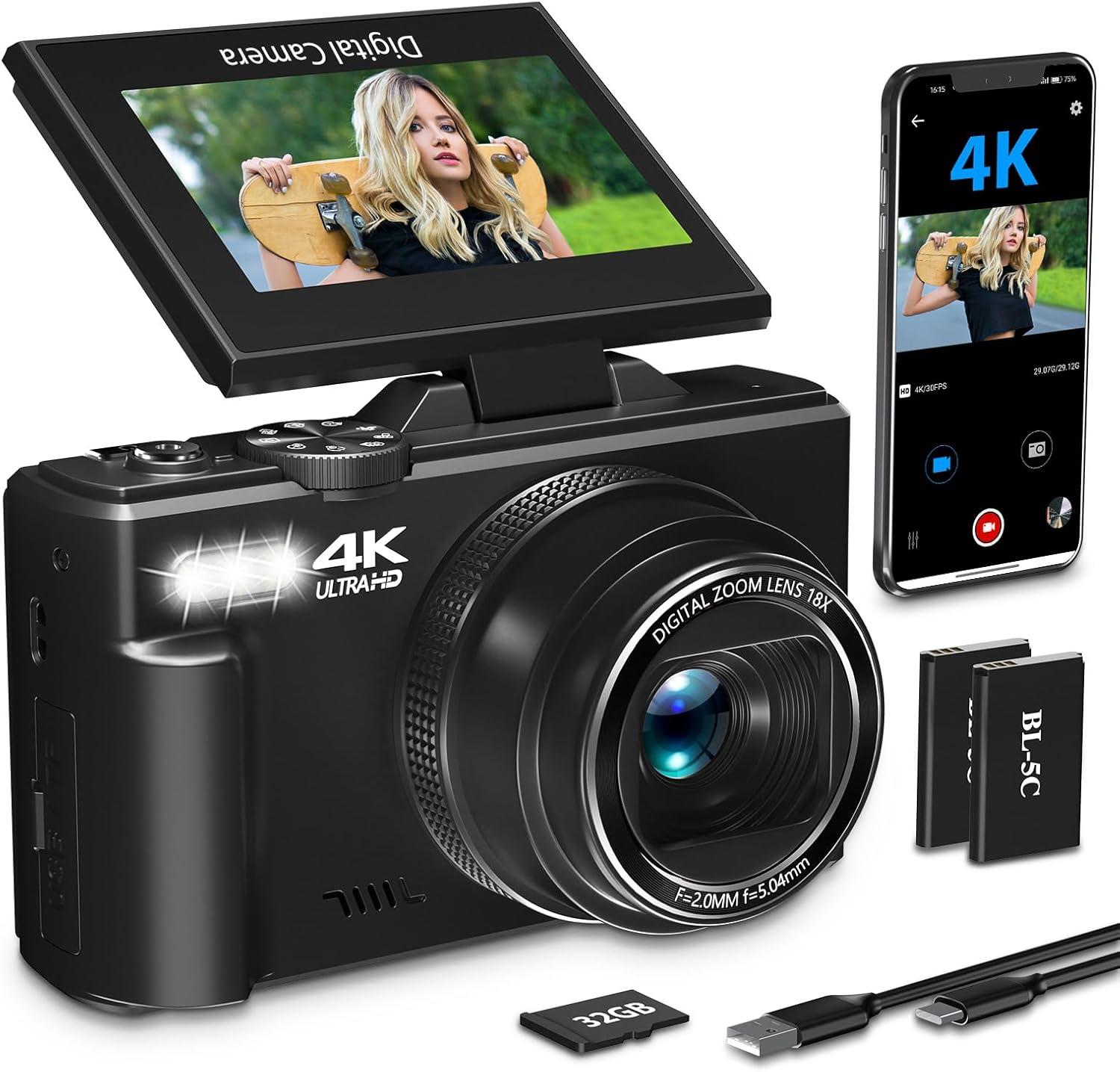 Surprising Versus: 4K Camera's 180° Flip Screen, YouTube 64MP Zoom Showdown