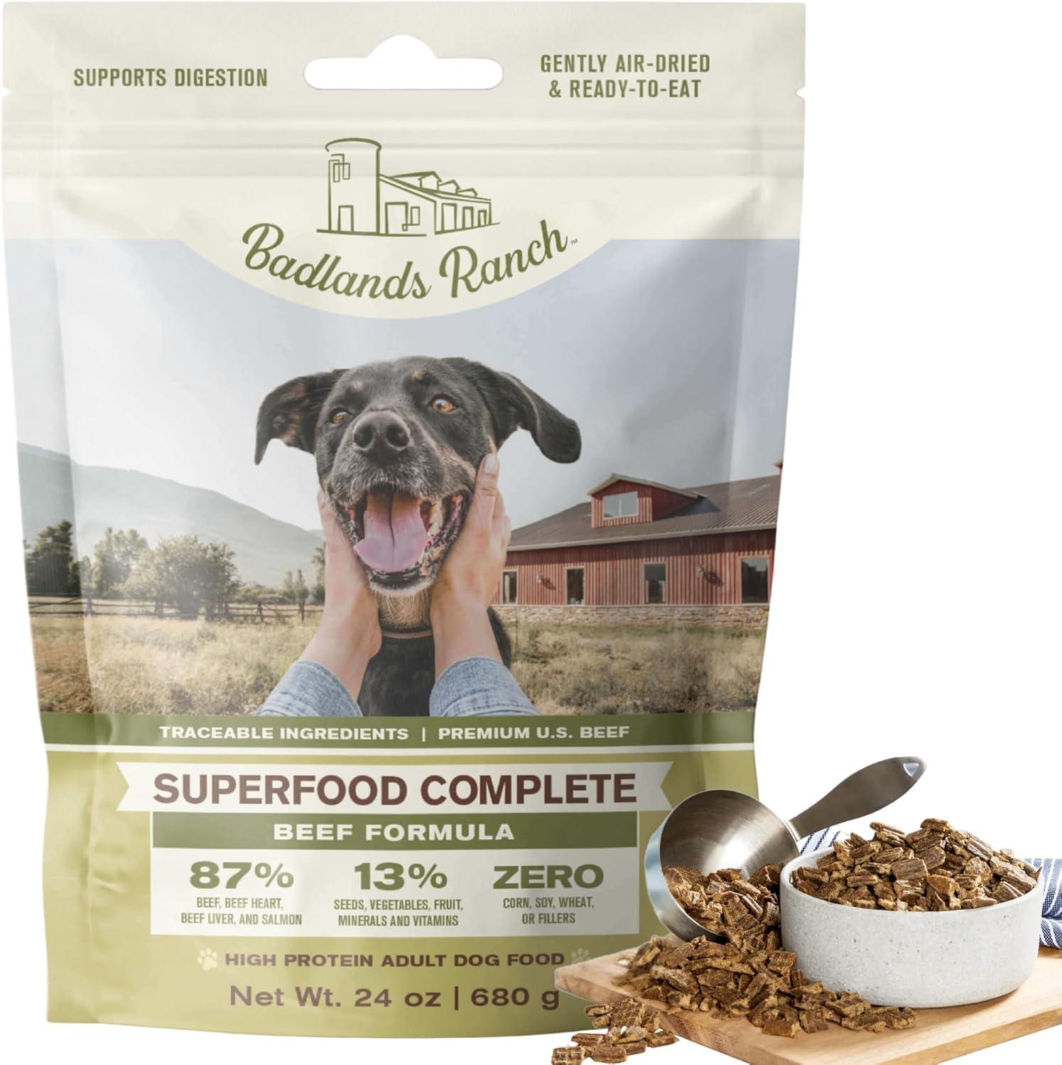 Beefy-air dried tested vs superfood adult nutrition
