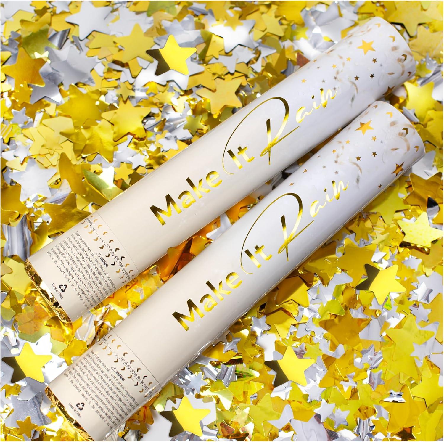 Surprising Showdown: PrimePure Gold Stars Vs. Confetti cannons… Perfect Party Pick!
