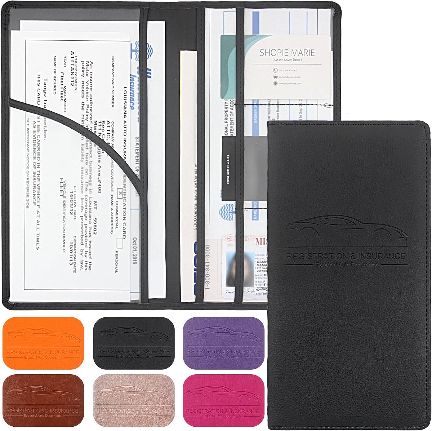 Premium Car Organizer Tested: Black Magnetic Shut vs License Holder