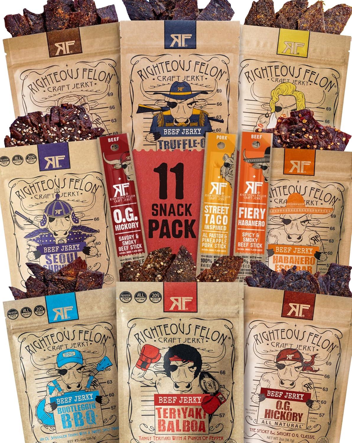 Premium meats tested, 11 pack sampler compared: High-protein snack vs. gluten-free surprise... Perfect for keto gifts