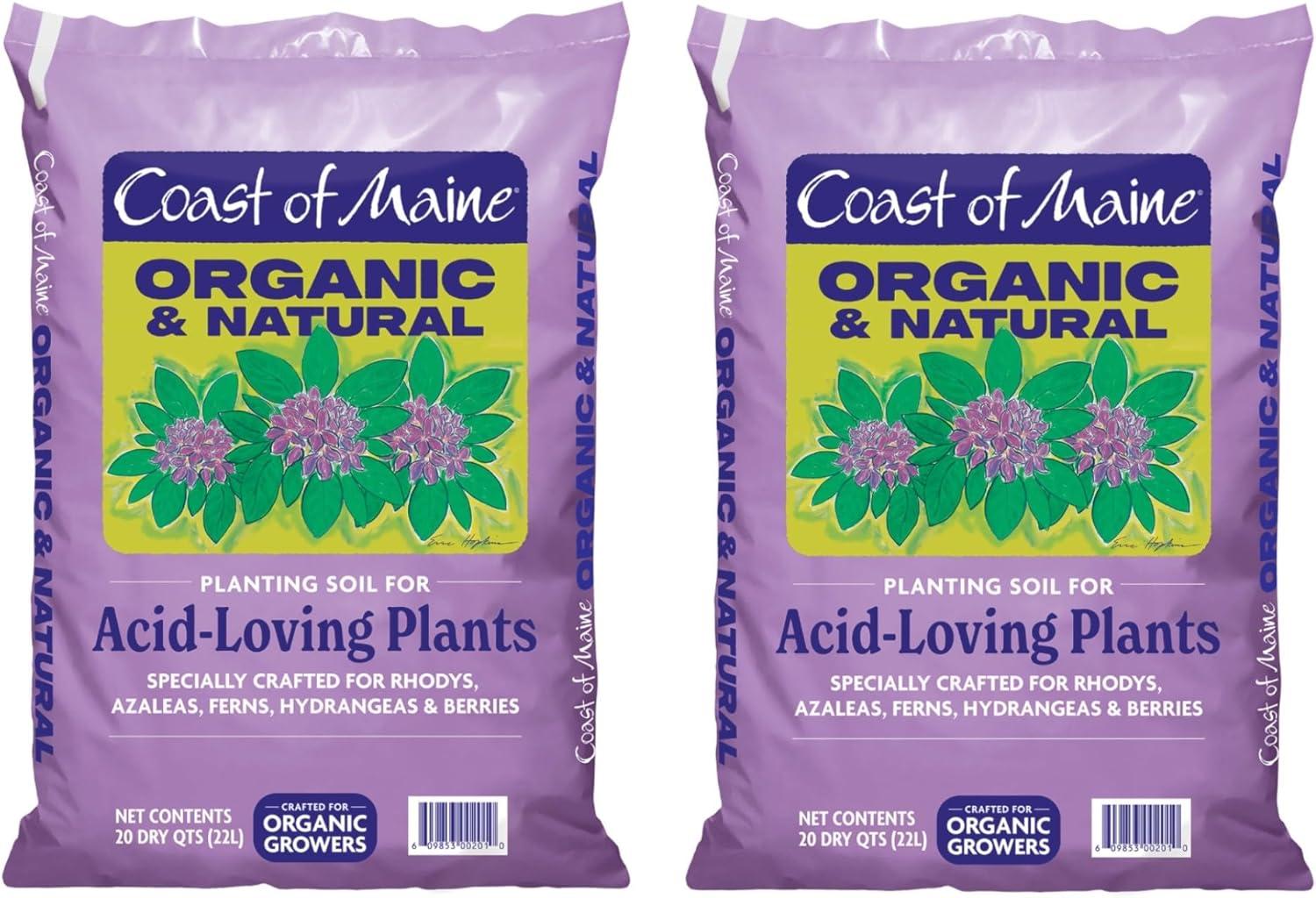Maine Acid-Loving Soil - Organic, Versus Азaleas - Tested Hydrangeas...Blue!
