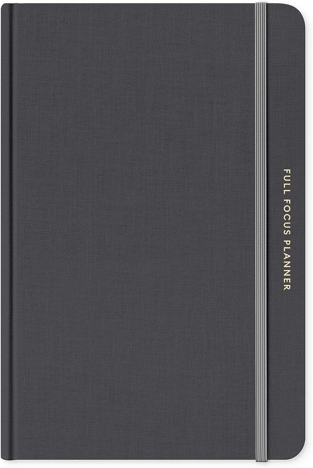 Full Focus Gray Linen Planner Versus Benefits: Surprising Focus Boost... Hyatt’s Daily Hardcover Planner (imized Buying Considerations)