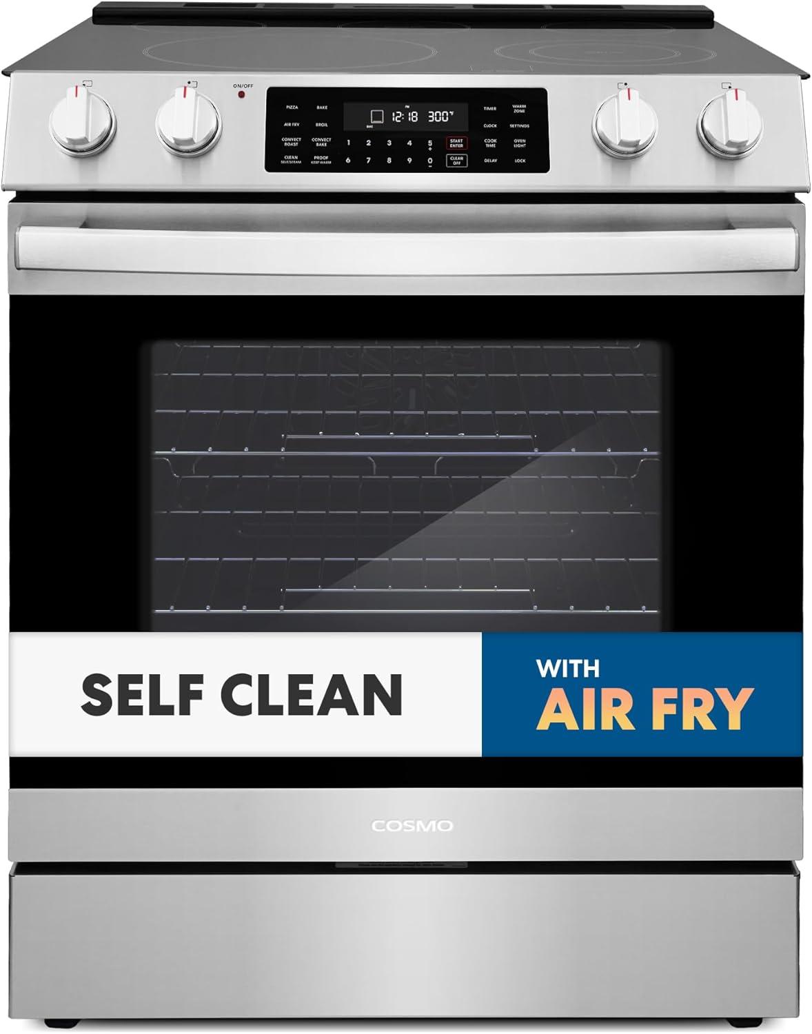 Self-Clean Burner vs Air Fry: Cosmo Range Tested... Stainless Brilliance!