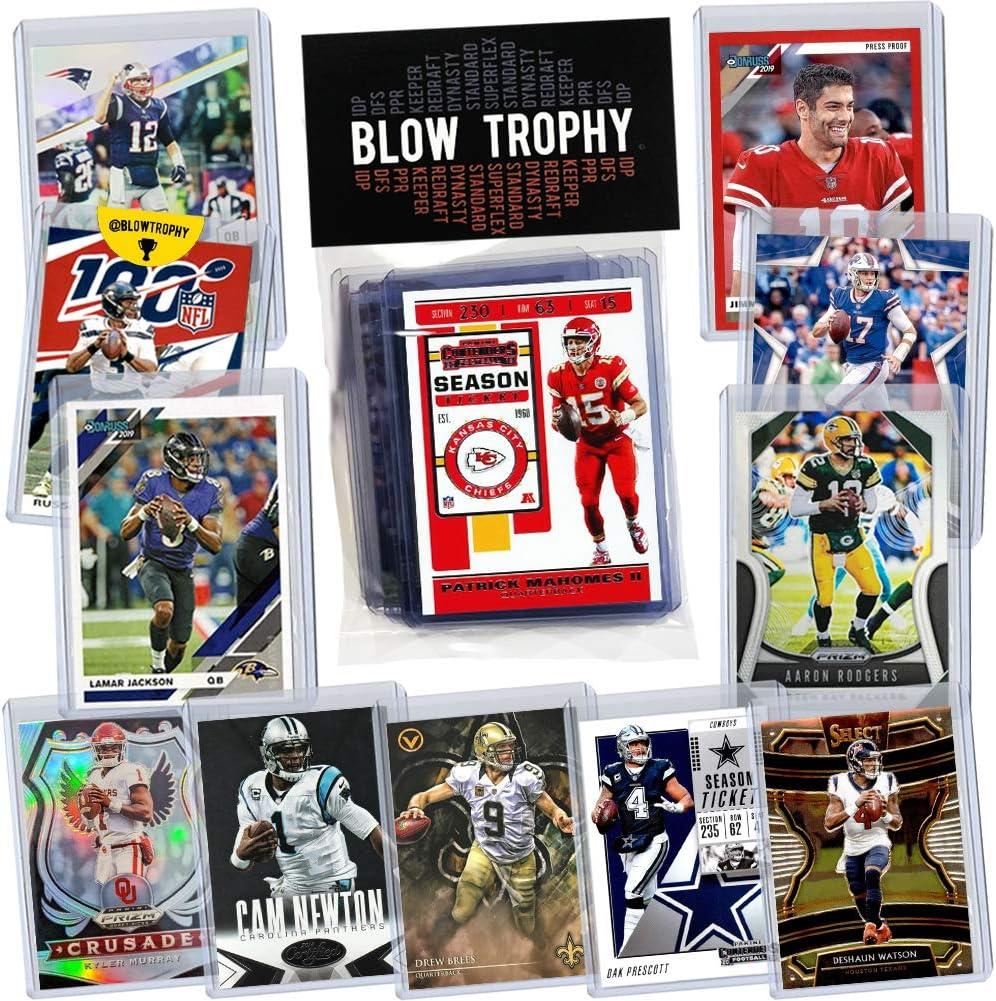 Surprising NFL QB Card Benefits Compared… 12 Mint Bundle With Relic!