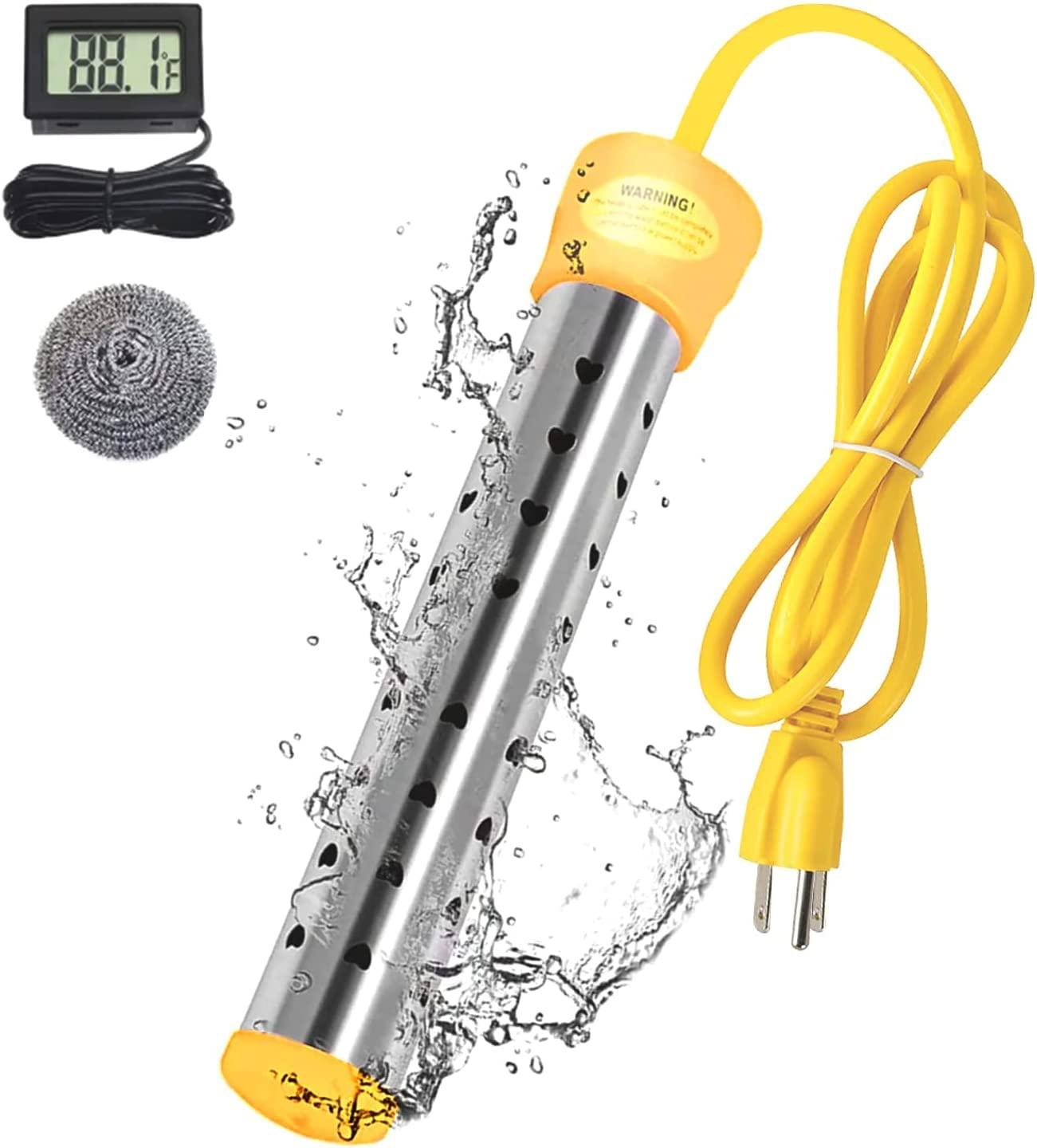 Immersion Heater Test: Steel Cover Meets LCD…Fast Heat, Smart Control
