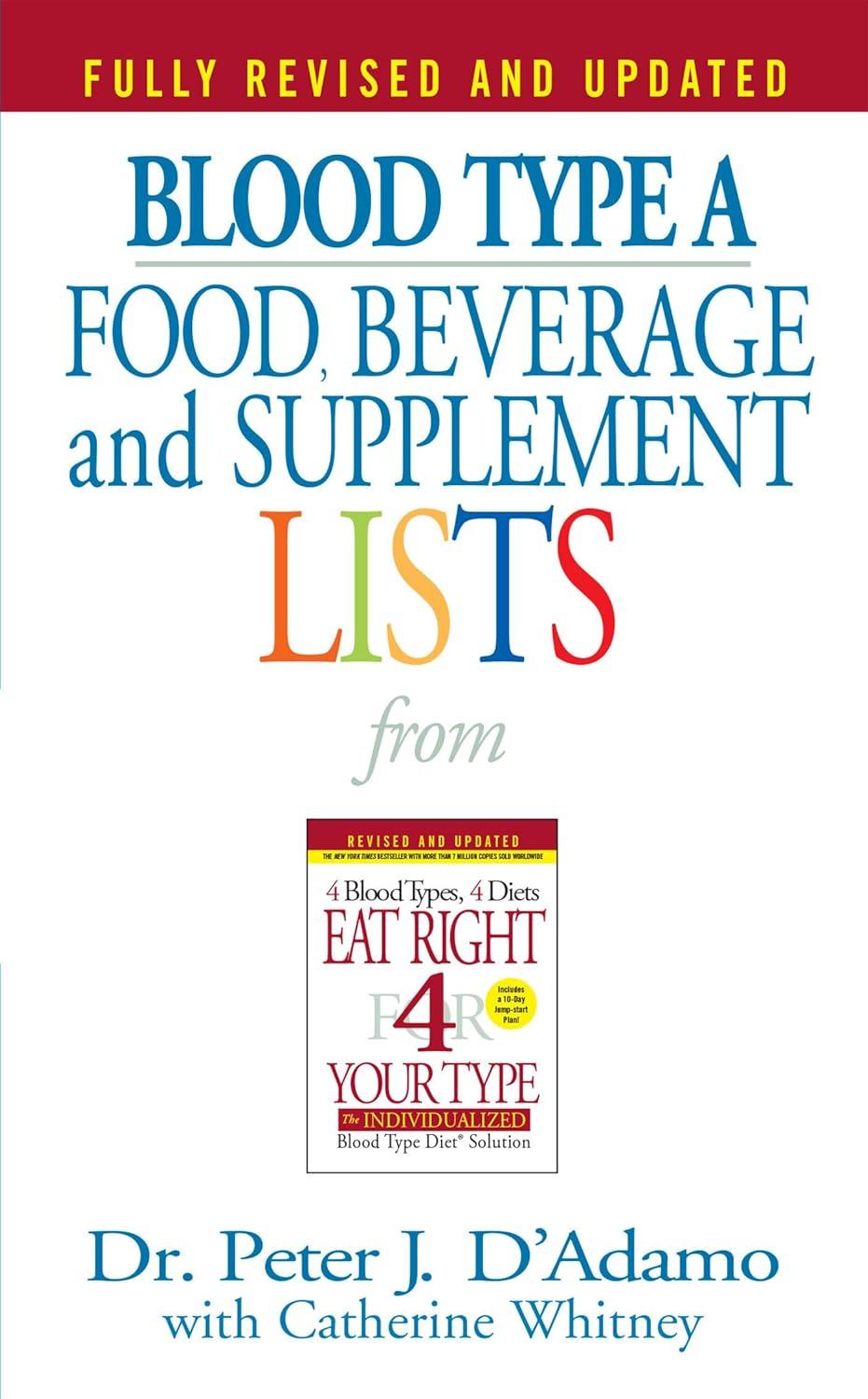 Blood Type Power: Tested Diet Books For Health
