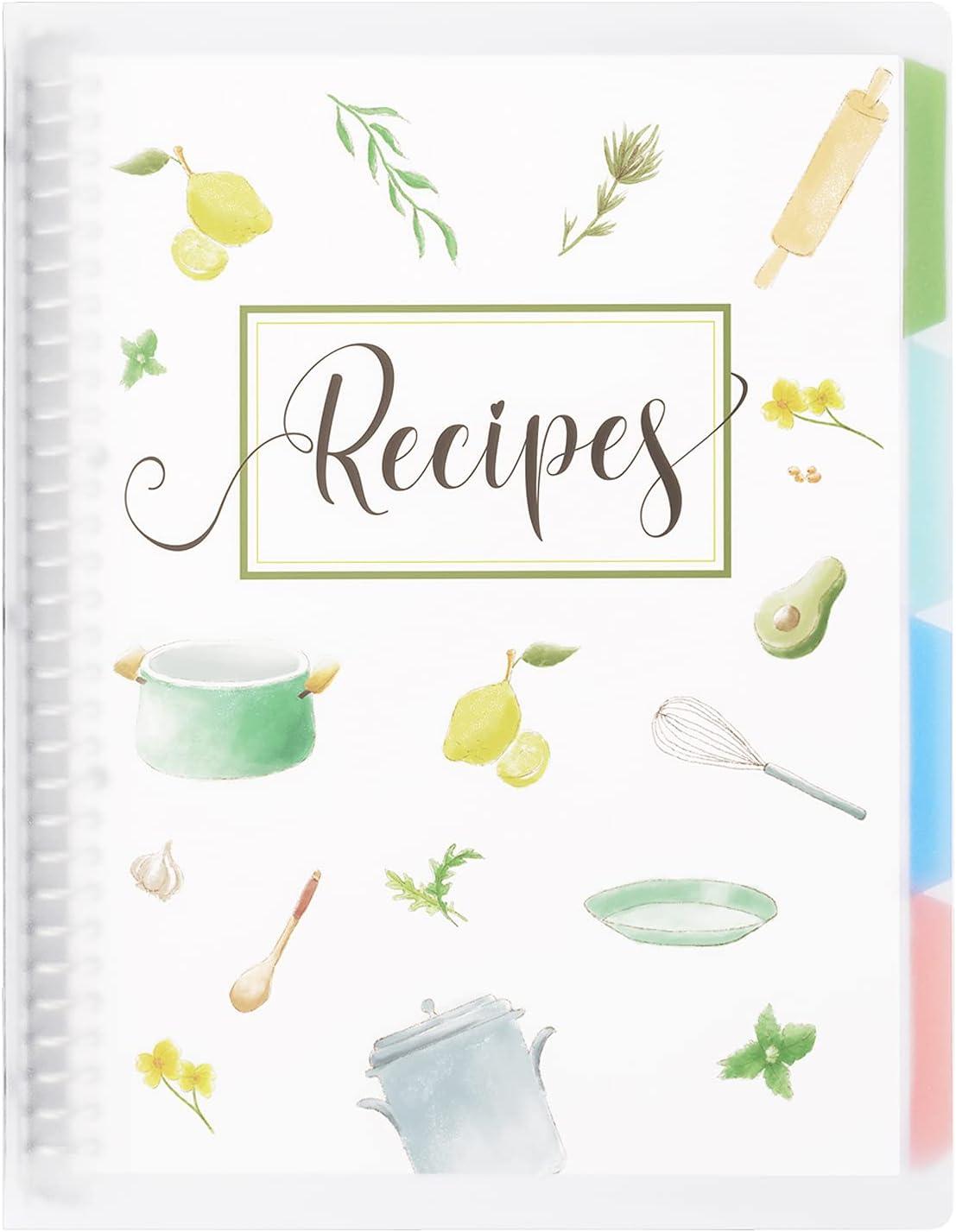 Compare Recipe Book’s Tested Features, Large Binder’s Dividers... Perfect For Seasonal Cooking
