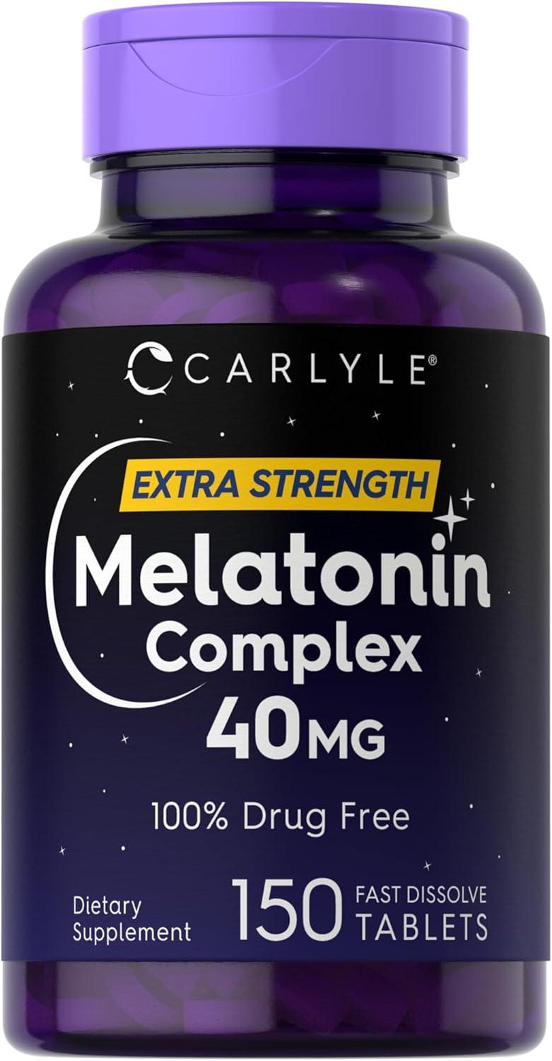 Carlyle Melatonin vs. Ashwagandha: Strength Compared...150 Tabs Drop In!
