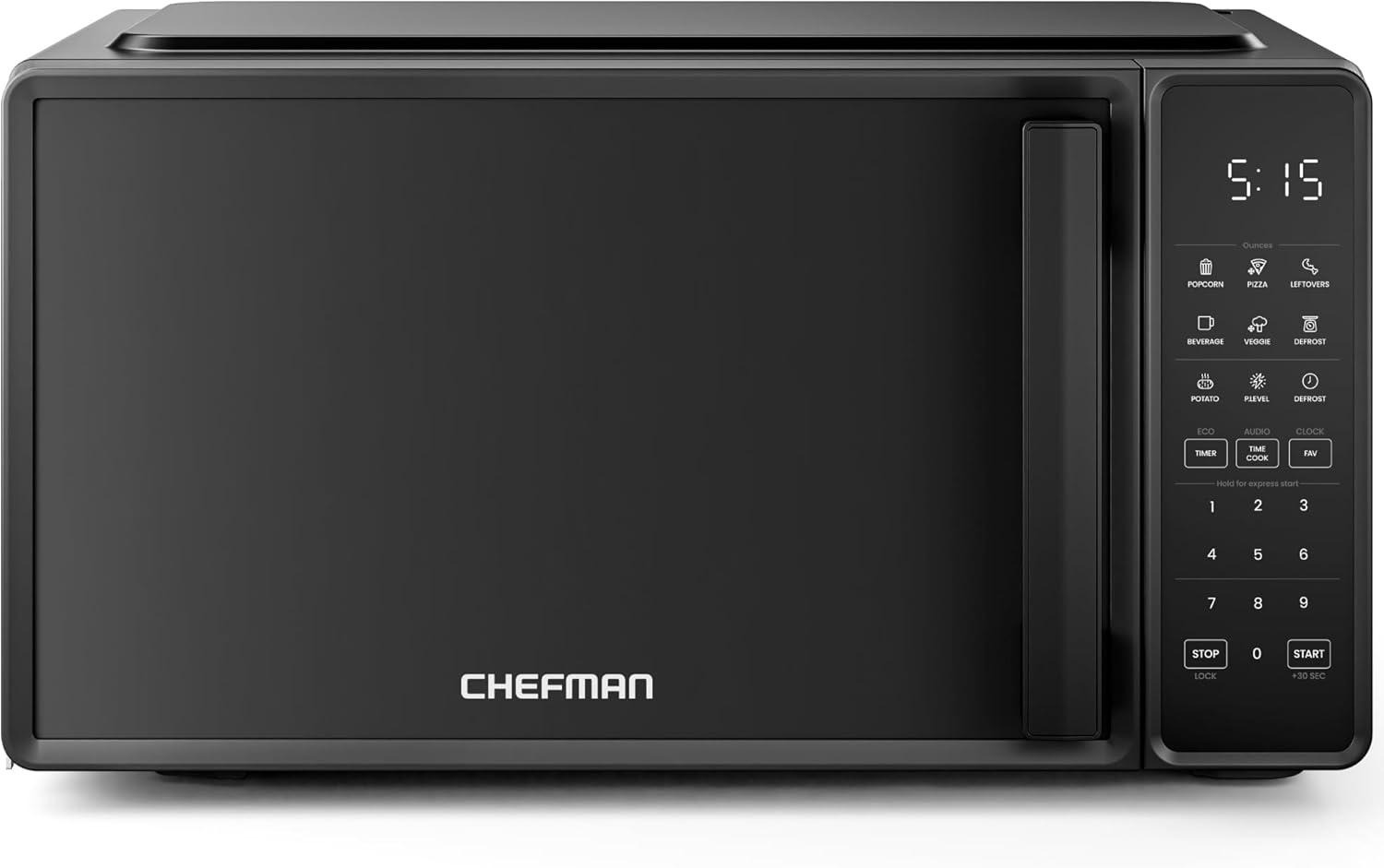 Chefman Microwave Versus Counter Trends: Muted Power vs. Tested Presets... Black Insight