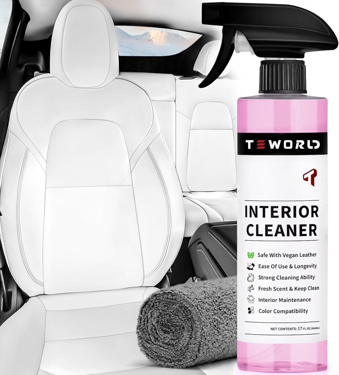 Tesla Cleaner Showdown: Tested for Vegan Leather, Seats, Console, Dash… Surprising DIY Insight!