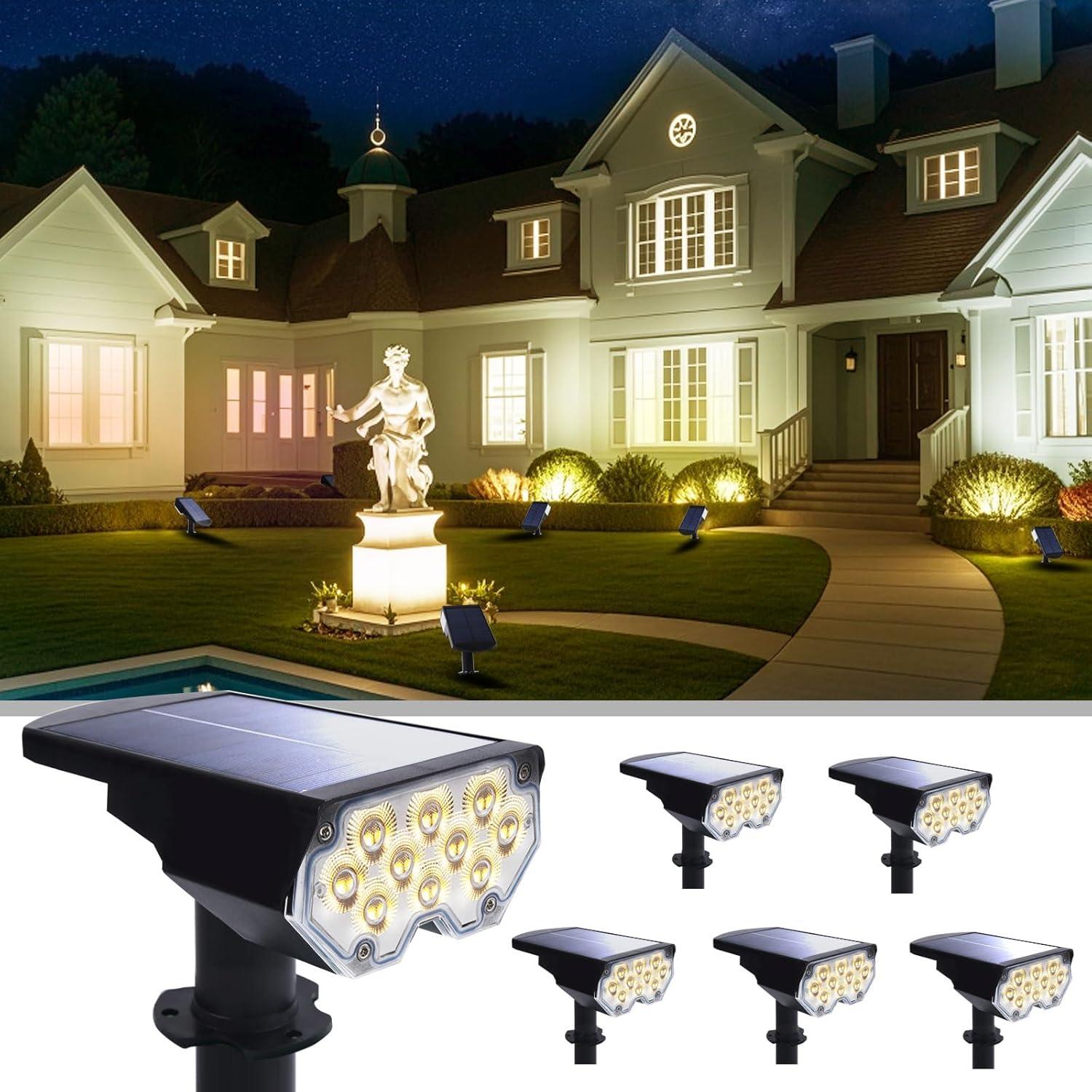 Solar Spotlight Showdown: Bright, Durable, Surprising Efficiency For Outdoor Spaces