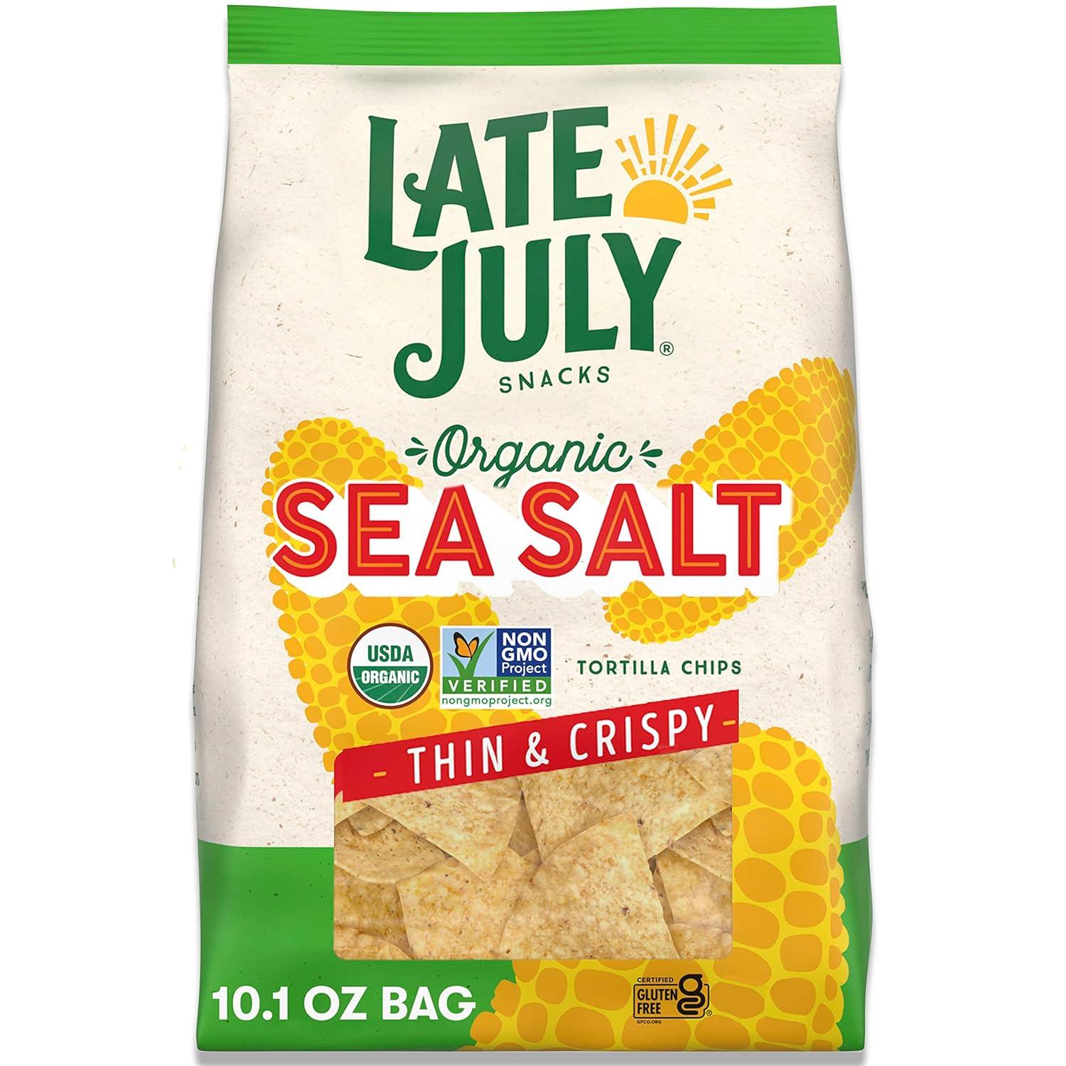 Late July Sea Salt Chips: Tested Versus Trendy tortilla snack Insight