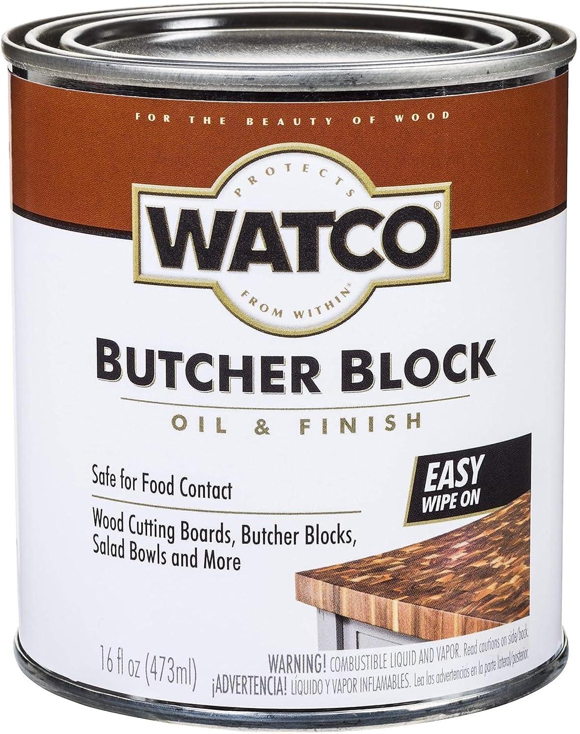 Compare Butcher Block Oil Finish: Watco Testeds Clearbut Imperfect
