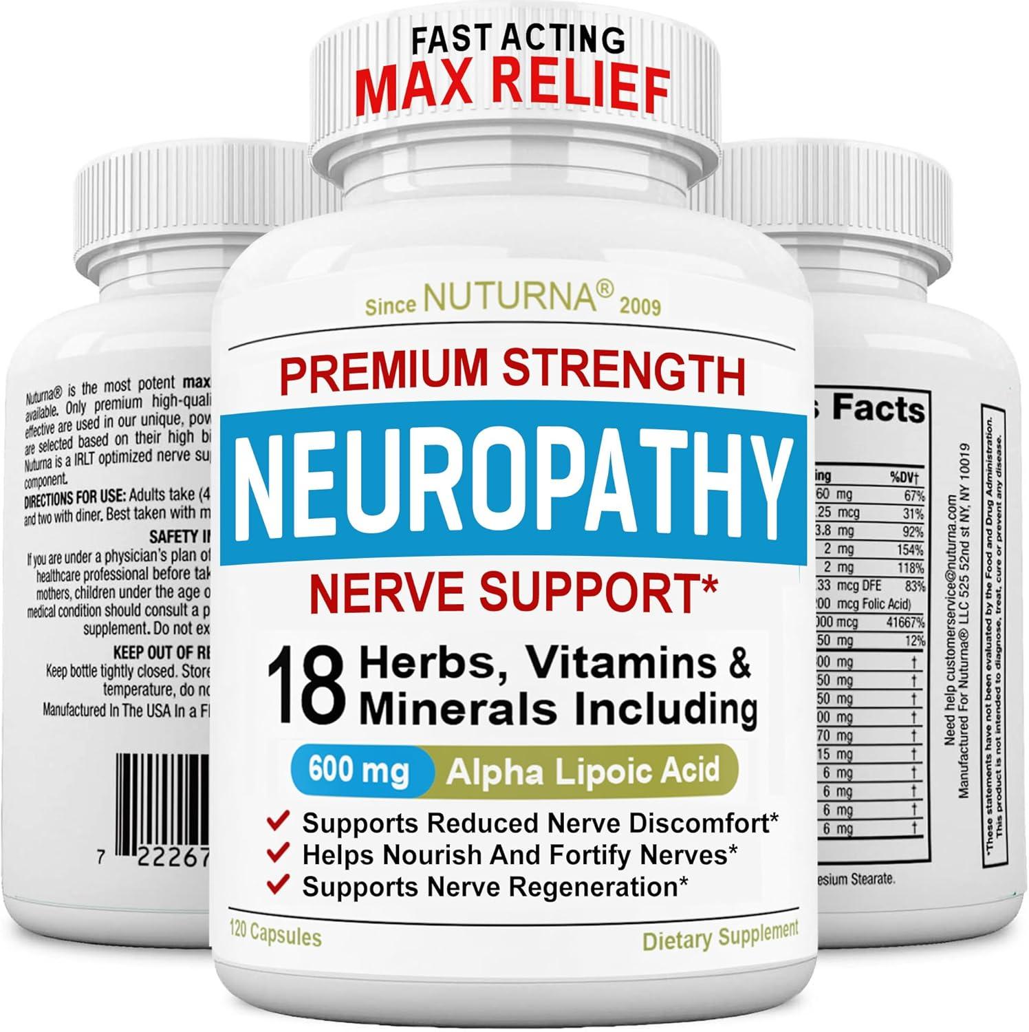 Surprising Neuropathy Aid:alpha Lipoic Acid vs. Suprising Insights… (120 Caps)