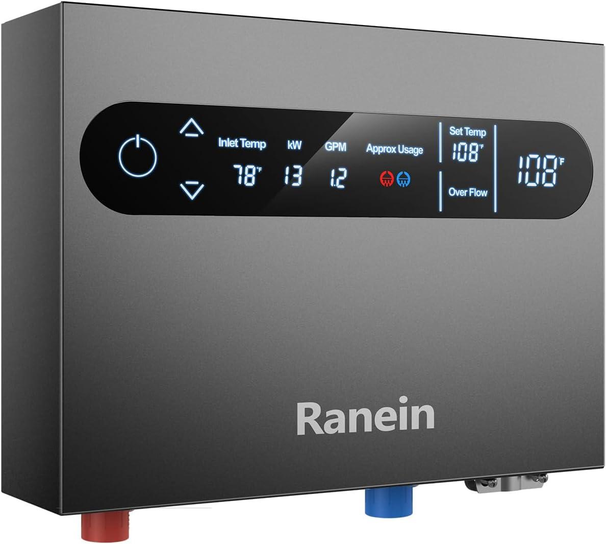 Whole-House Shower Heated Compared: Tested 13kW Tankless, LED-Temp, Instant Flow... Pièce de Résistance!
