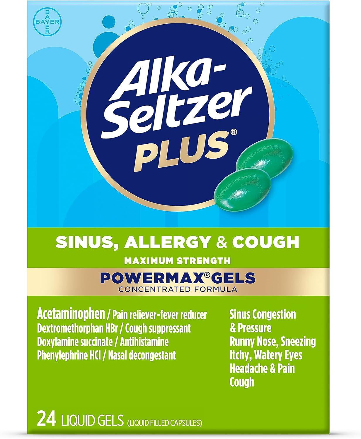 Max Strength Cough Relief Showdown: Alka-Seltzer vs. Allergy Symptoms This Season!