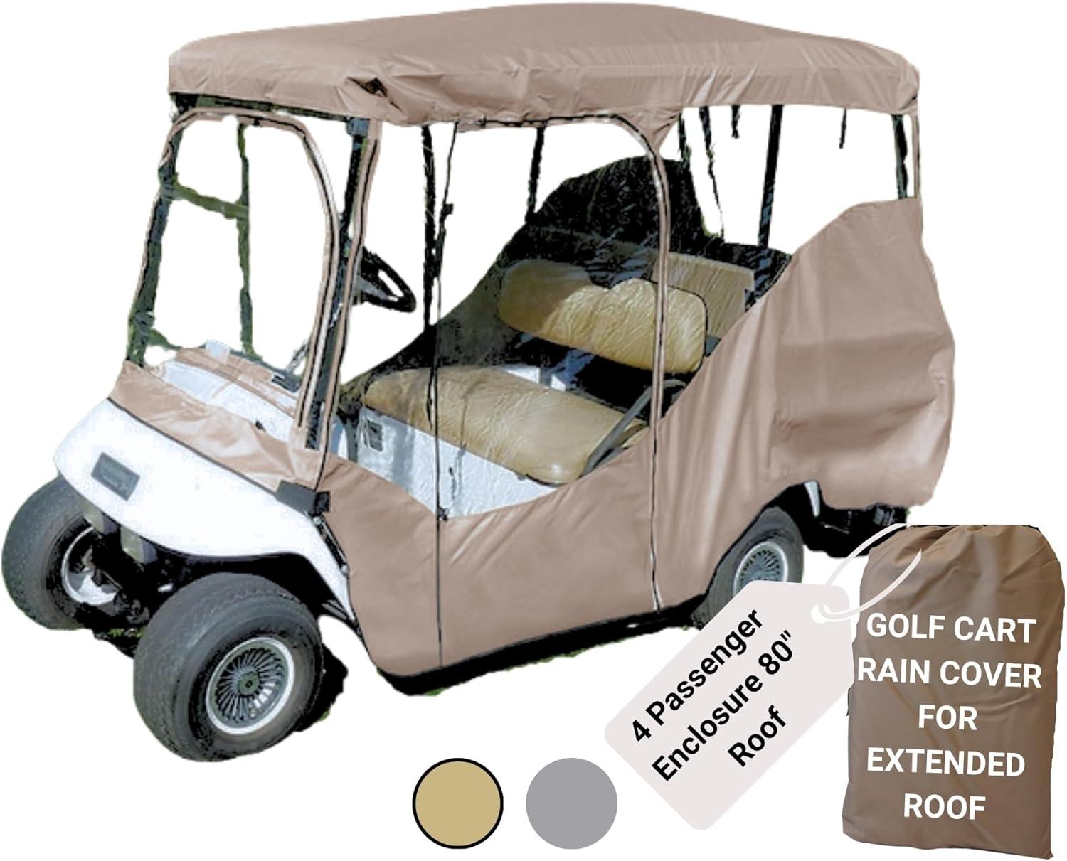 Discover Surprising Versus Review: Formosa Golf Cart Rain Cover’s YKK Zipper… Fits Club Car, All Weather