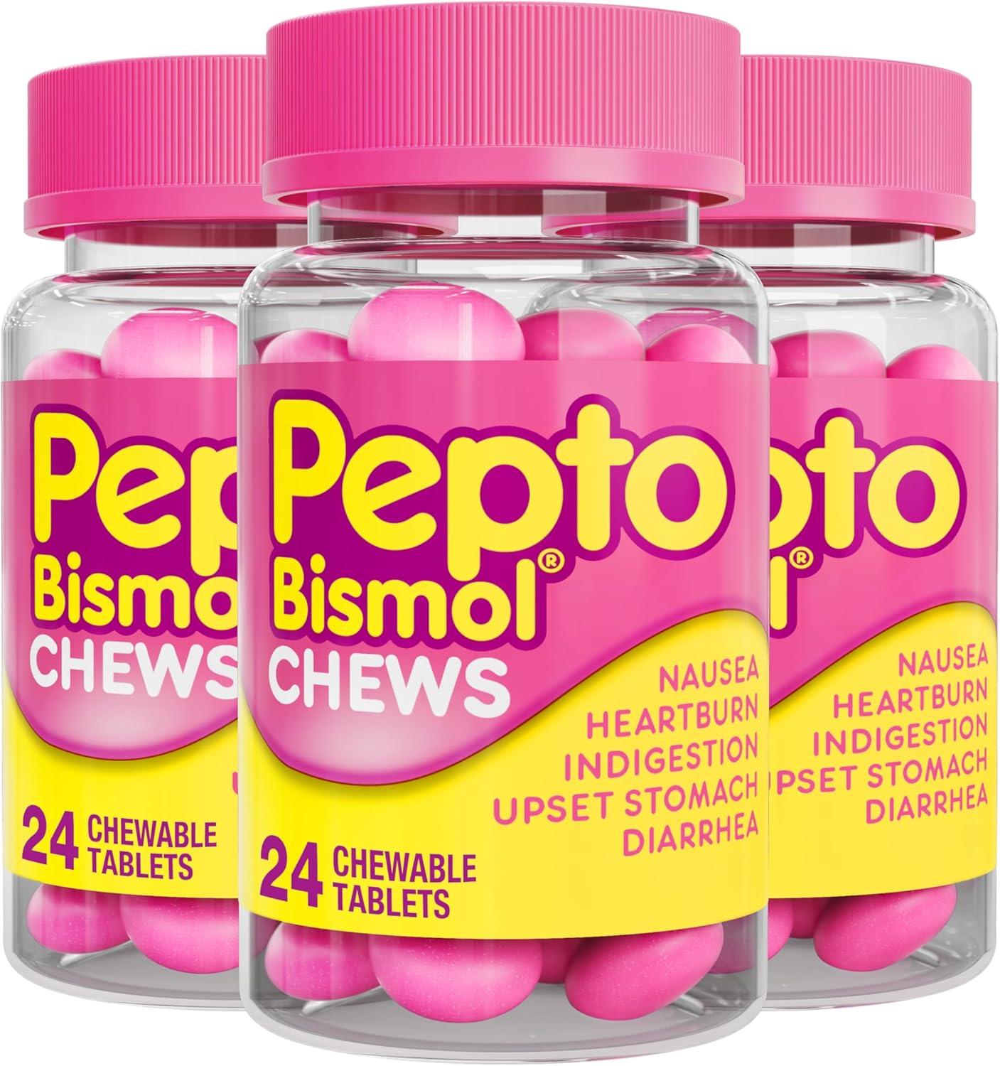 Pepto Bismol Chews Versus Antacids: A Surprising Hint for On-The-Go Remedies