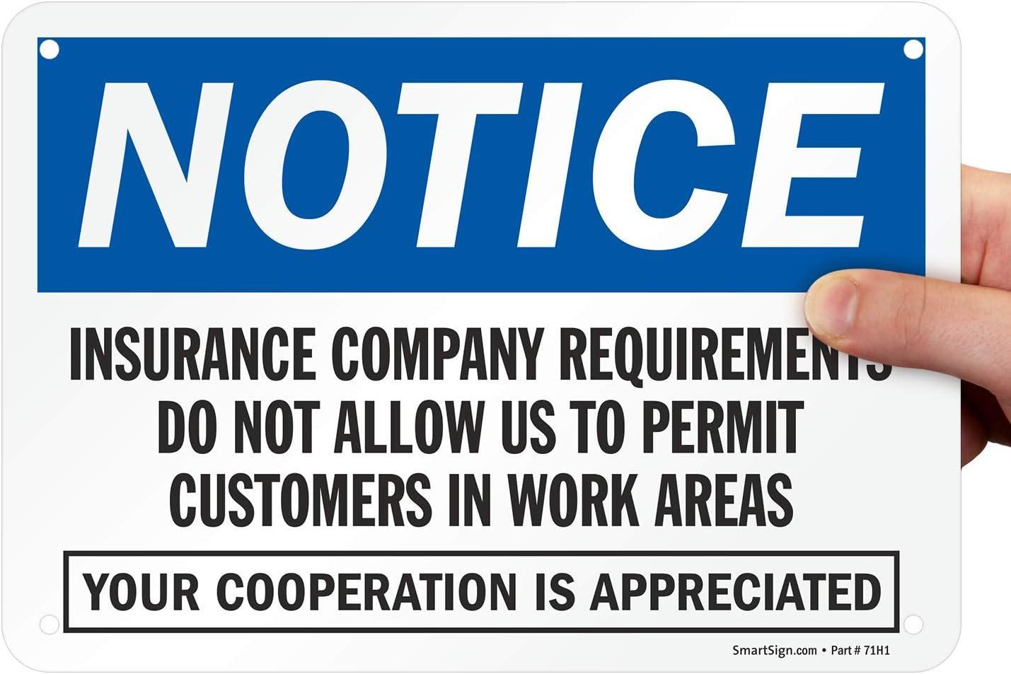 SmartSign's Tested Aluminum Sign: Insurance Requirements Versus Bold Regs...Here's The Insight