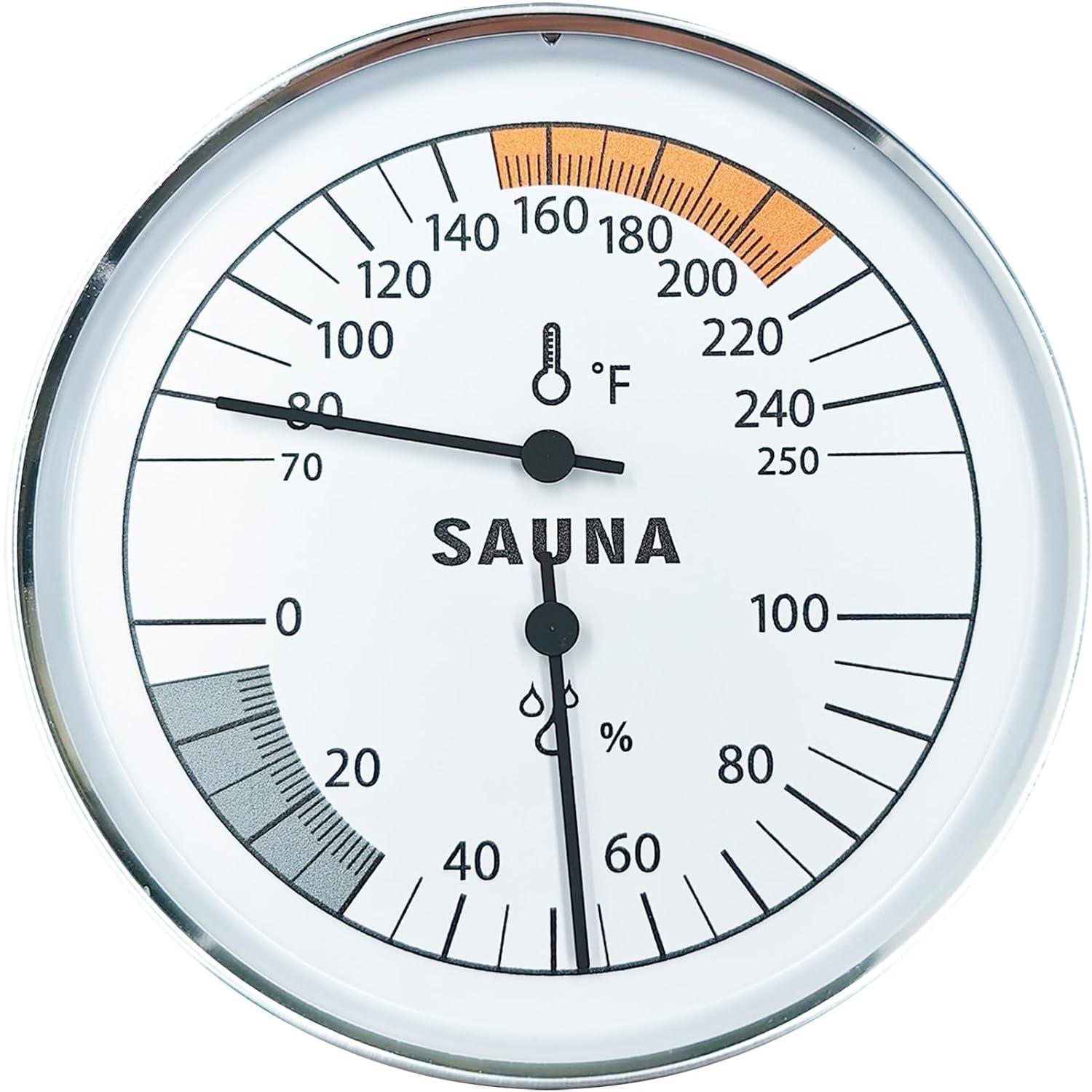 Precise Temp & Humidity Combo – Tested for Sauna Rooms… Know Your Environment!