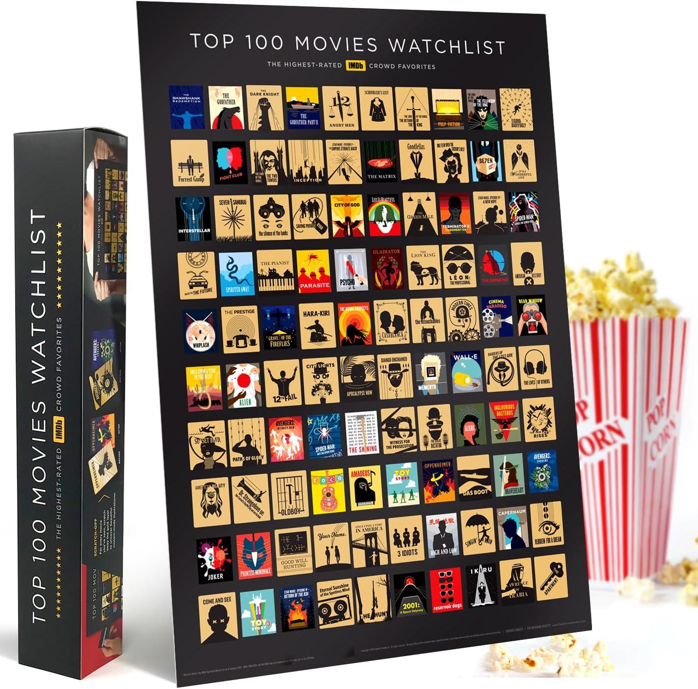 Official IMDb Scratch-Off Poster... Tested vs Bucket List Magic!