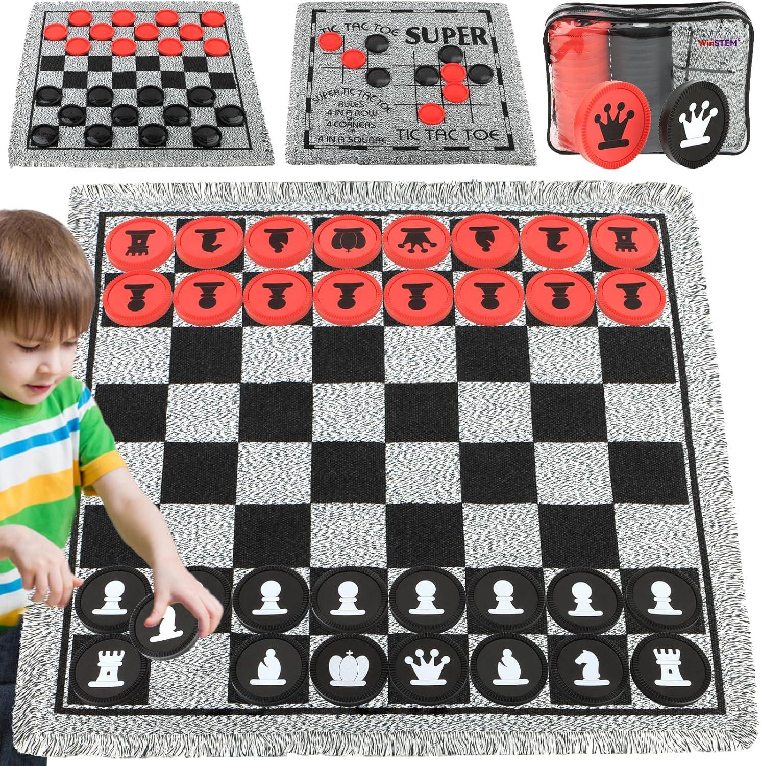 Giant Games Versus: Compared Chess, Checkers, Tic Tac Toe… Surprising Value For Family Fun!