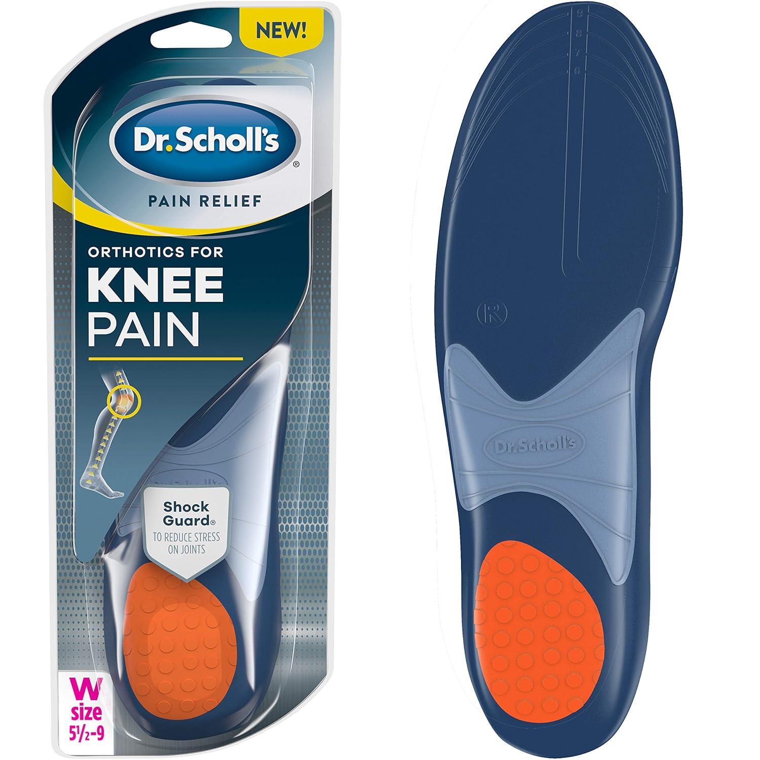 Versus Orthotics: Dr. Scholl’s Knee Pain Relief… Surprising Fast & Full Day Support (Runner’s Knee Included)…